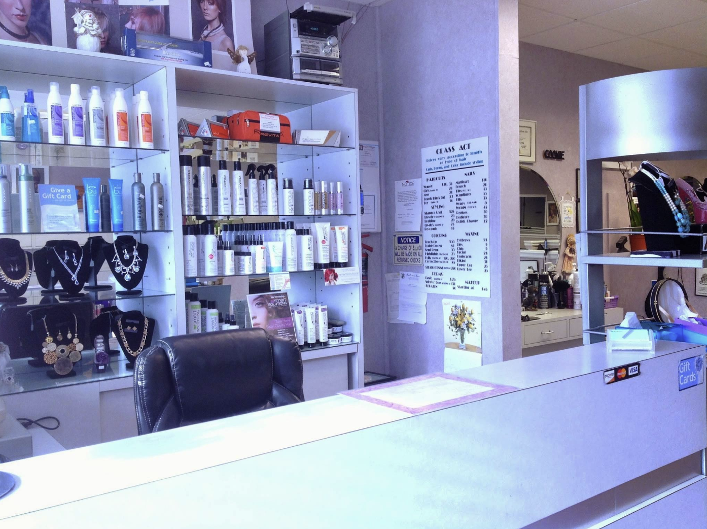 Monroe Hair Salon Interior